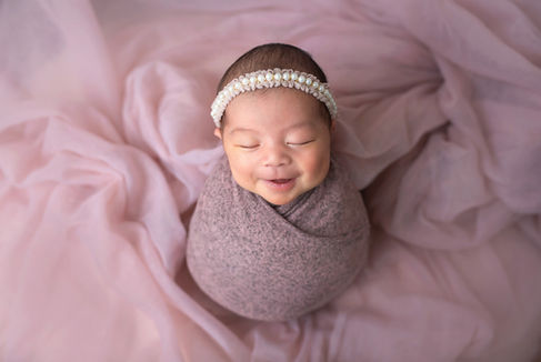 In home newborn session by Sacramento Best Portrait Photographer Kristina Martin Photography.