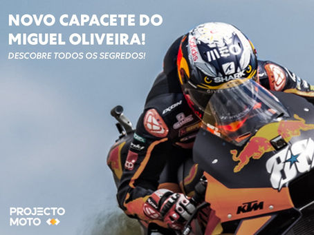 Descobre o novo capacete do Miguel Oliveira!