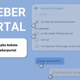 Ab sofort verfügbar: Das Abgeberportal.