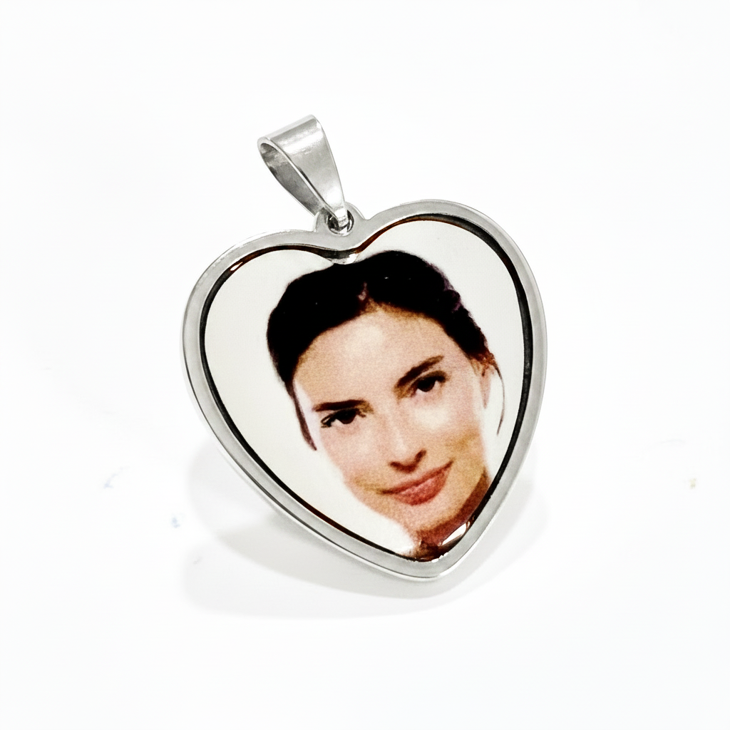 Cuore in acciao con FOTO