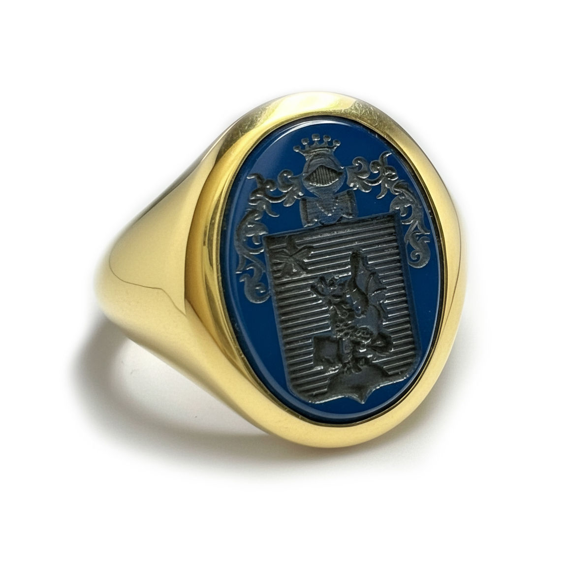 INGLATERRA 12 Ouro clássico - ouro 18Kt chevalière