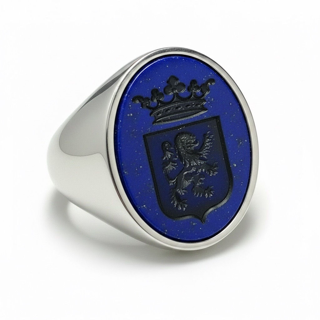 LAPIS 12 classic - Chevalière in 925