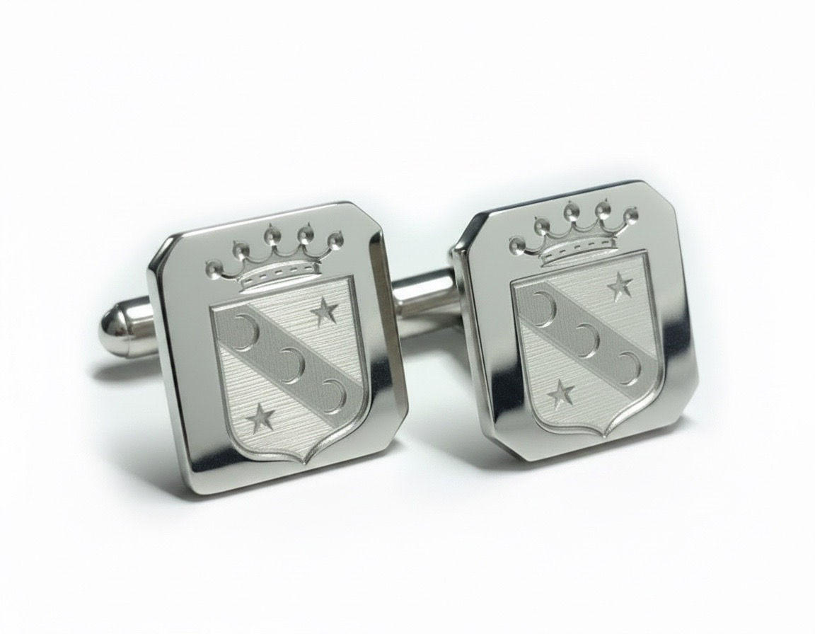 Gemelli ottagonali in argento 925