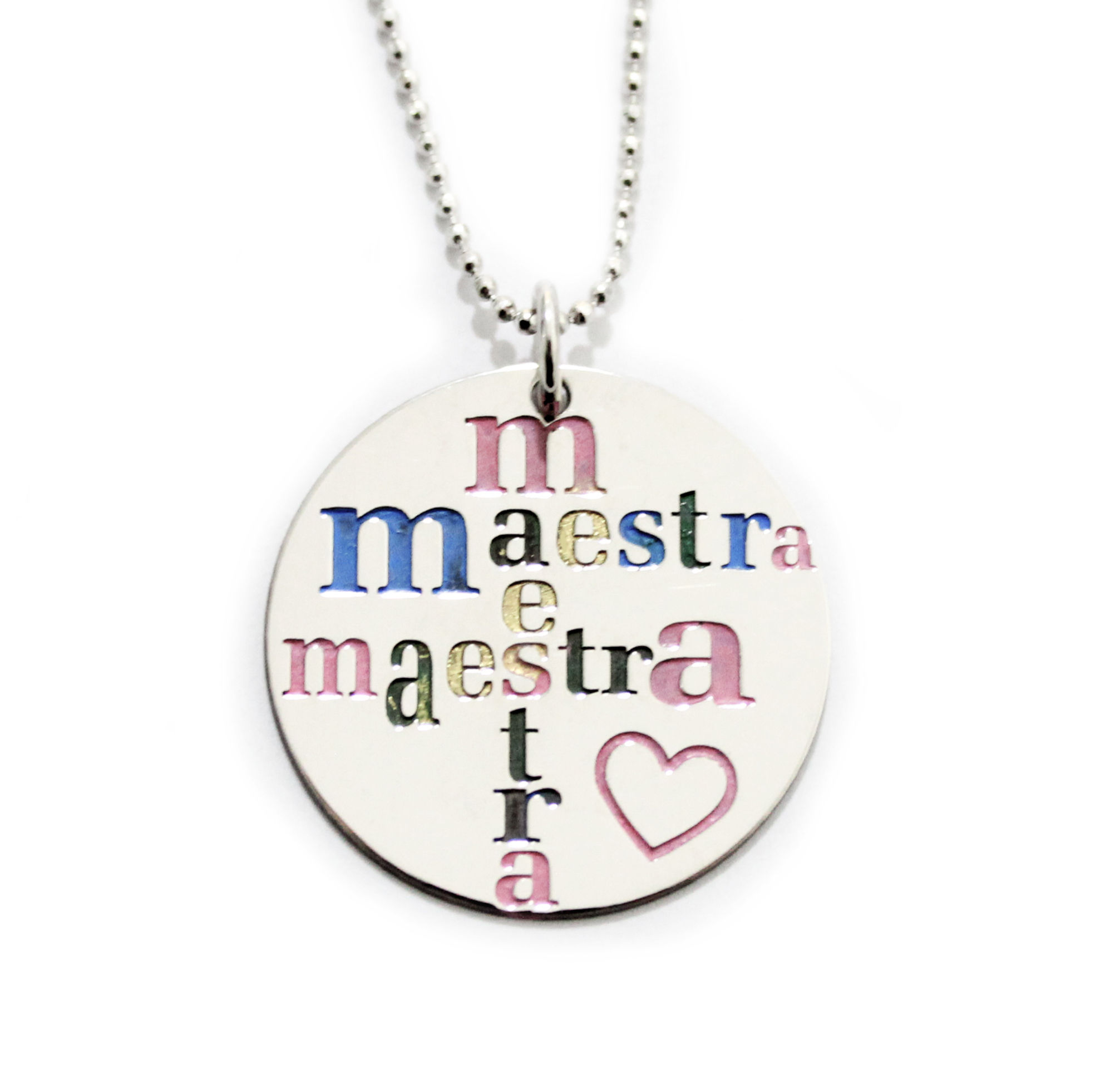 Ciondolo MAESTRA color