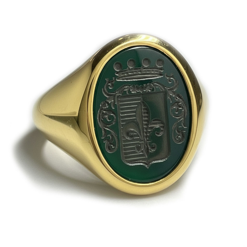 INGLATERRA 12 Ouro clássico - ouro 18Kt chevalière