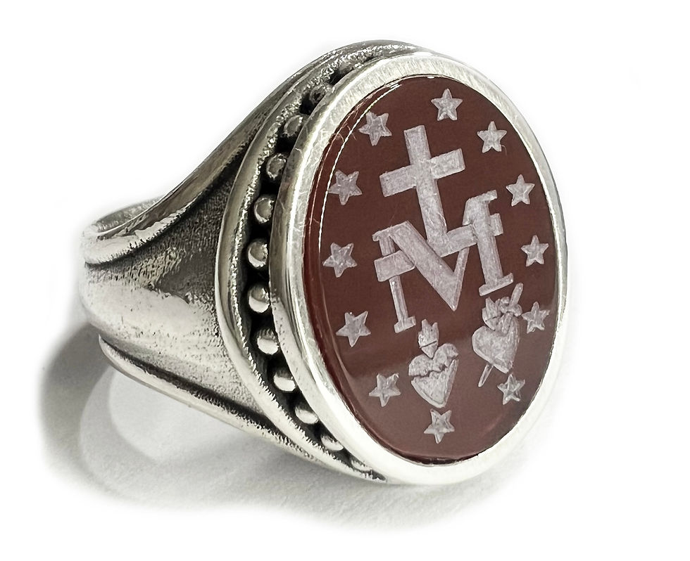 Chevalier with Coat of Arms Miraculous Medal