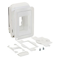 1-Gang Expandable Extra-Duty Non-Metallic Weatherproof In-Use Cover (24-in-1 Configurations)