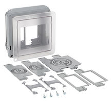 2-Gang Expandable Extra-Duty Non-Metallic Weatherproof In-Use Cover (73-in-1 Configurations)