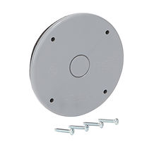 4 in. Round Non-Metallic Weatherproof Blank Cover