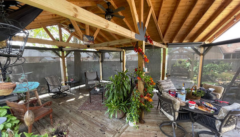 Motorized Outdoor Screen Shade