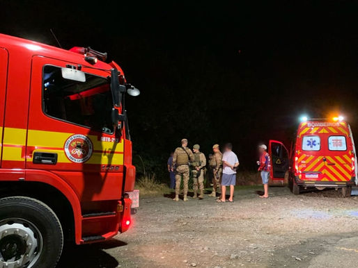 Acidente de trânsito em Mafra deixa dois feridos na madrugada desta segunda-feira