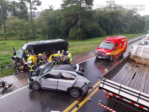 Grave Acidente na BR-116 em Mafra Deixa uma Vítima Fatal e Feridos
