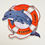 Miniaturbild: Delfin Schwimmring Aufkleber