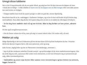 Hva bør du kjøpe på salg?