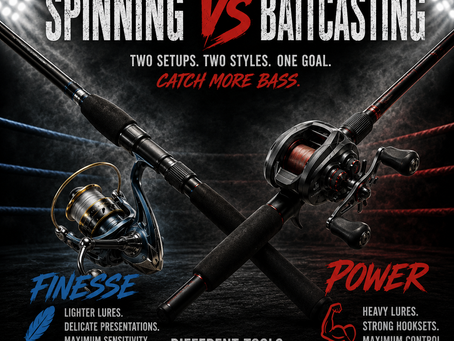 Baitcasting vs. Spinning Reels: Which One Is Right for Bass Fishing?