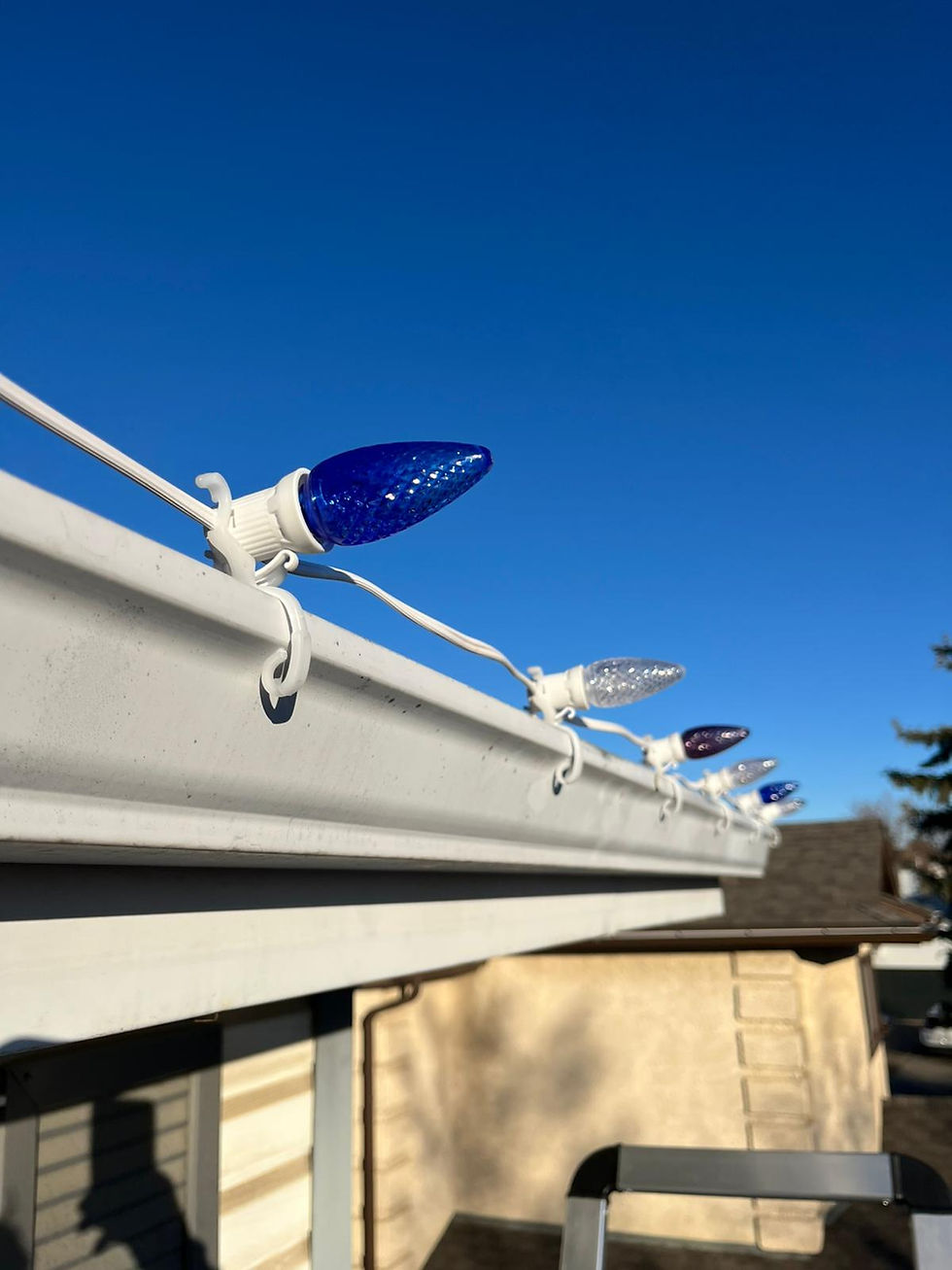 Professional Roofline Light Installation