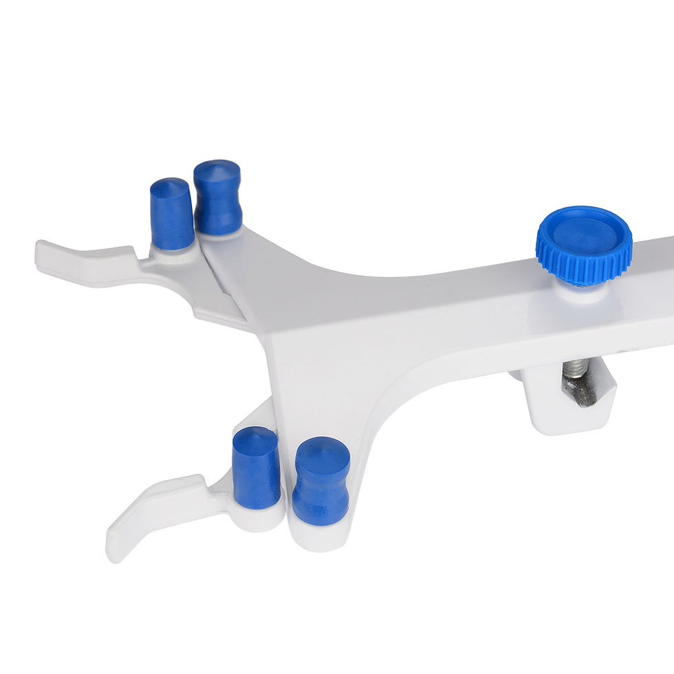Thumbnail: Aluminum Double Burette Clamp, Adjustable Buret Clamp, Butterfly Style