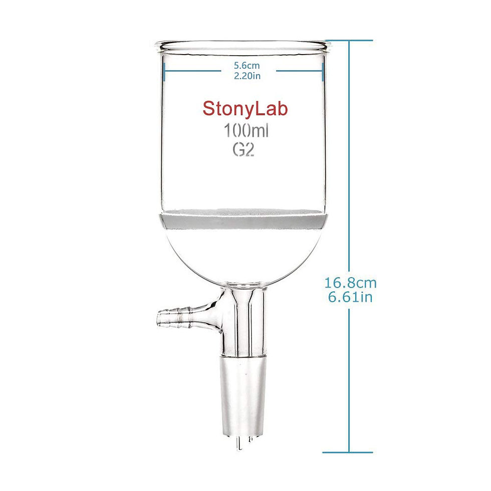 Thumbnail: Buchner Filtering Funnel, Medium Frit (G2), 24/40, Vacuum Serrated Tubulation