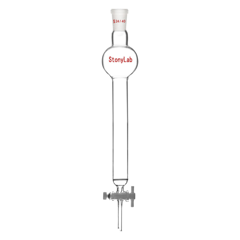 Chromatography Column with Reservoir and Fritted Disc, 24/40 Outer Joint