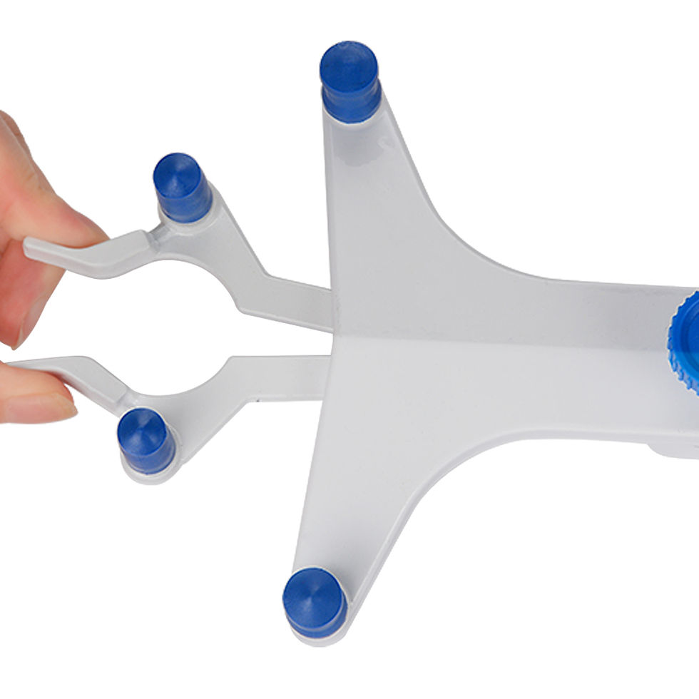 Thumbnail: Aluminum Double Burette Clamp, Adjustable Buret Clamp, Butterfly Style