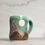 Thumbnail: Purple and Green Pottery Mountain Mug