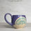 Thumbnail: Curvy Purple Sunburst Pottery Mug