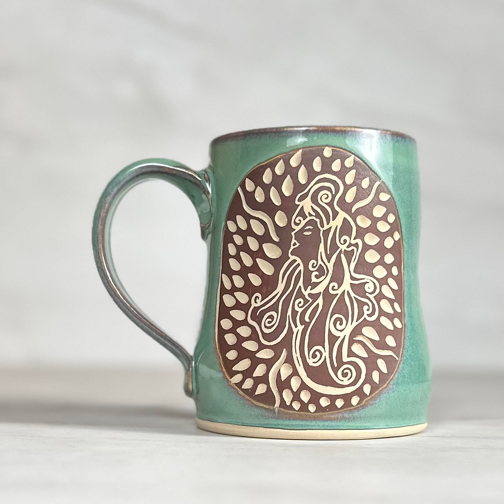 Goddess Pottery Mug