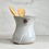 Thumbnail: White Pottery Button Utensil Holder