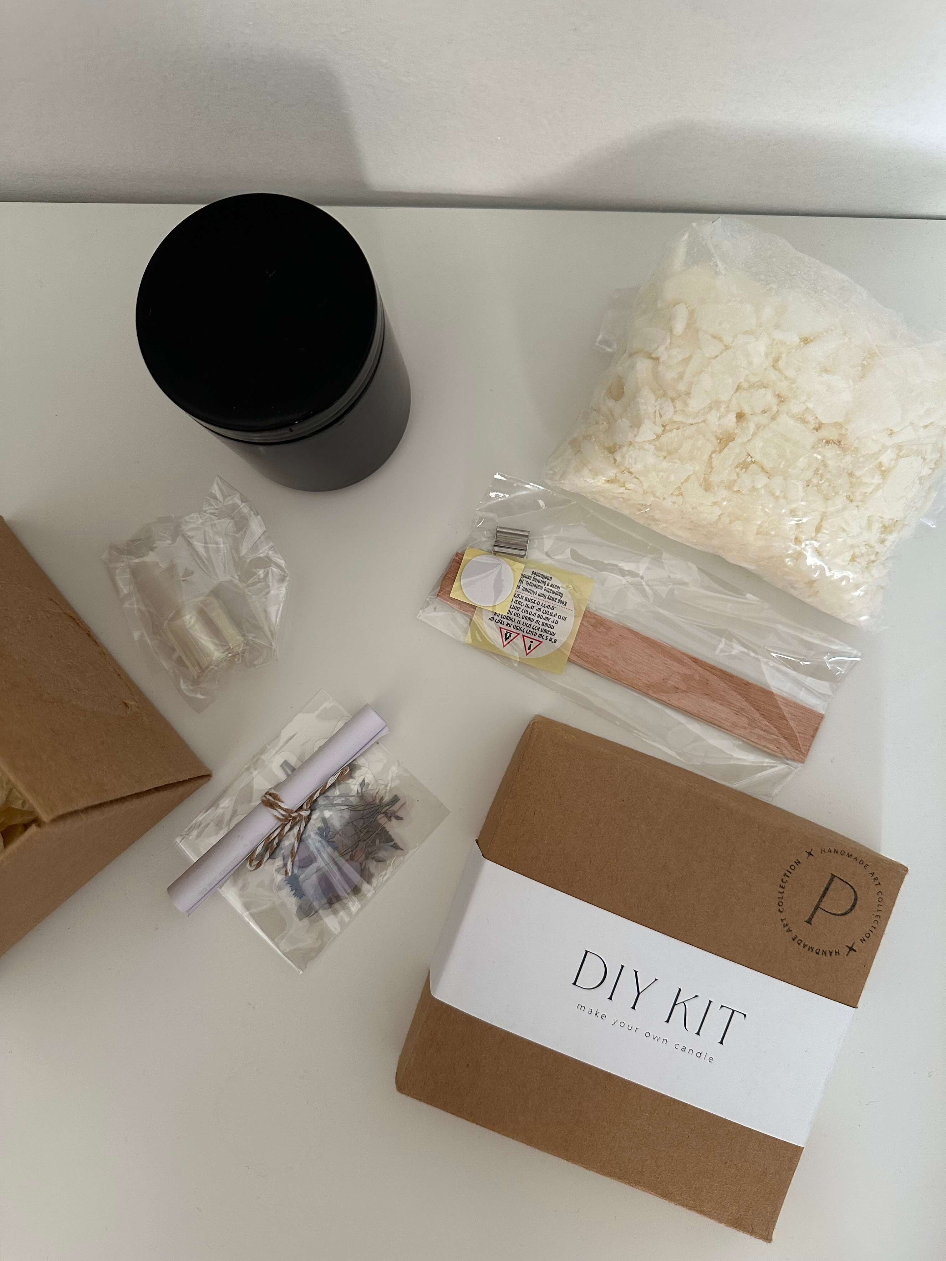 ערכה להכנת נר diy