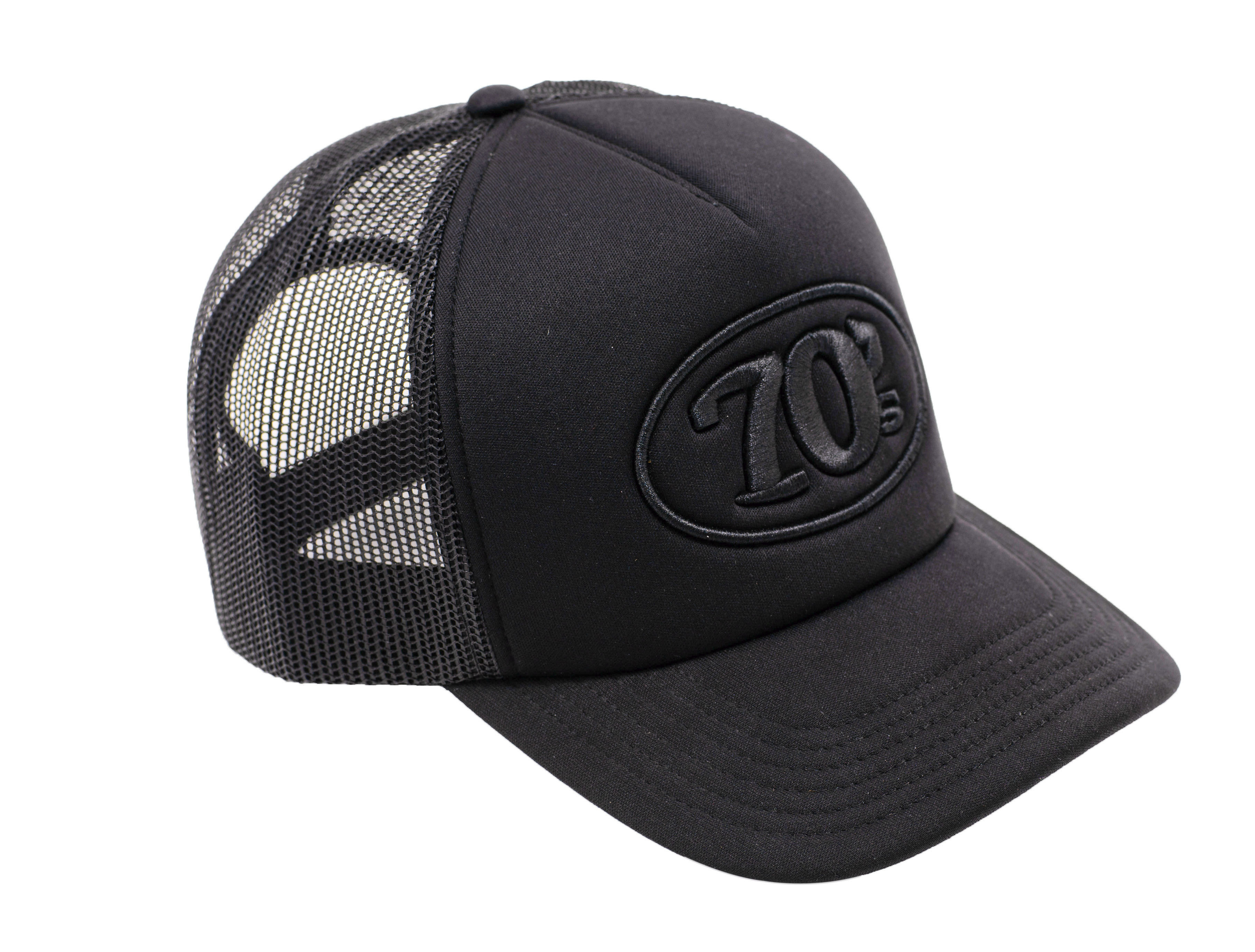 70's Mesh Trucker Black