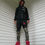 Thumbnail: Black/Red Full Zip