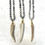 Thumbnail: Deer Antler Gemstone Necklace