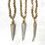 Thumbnail: Deer Antler Gemstone Necklace