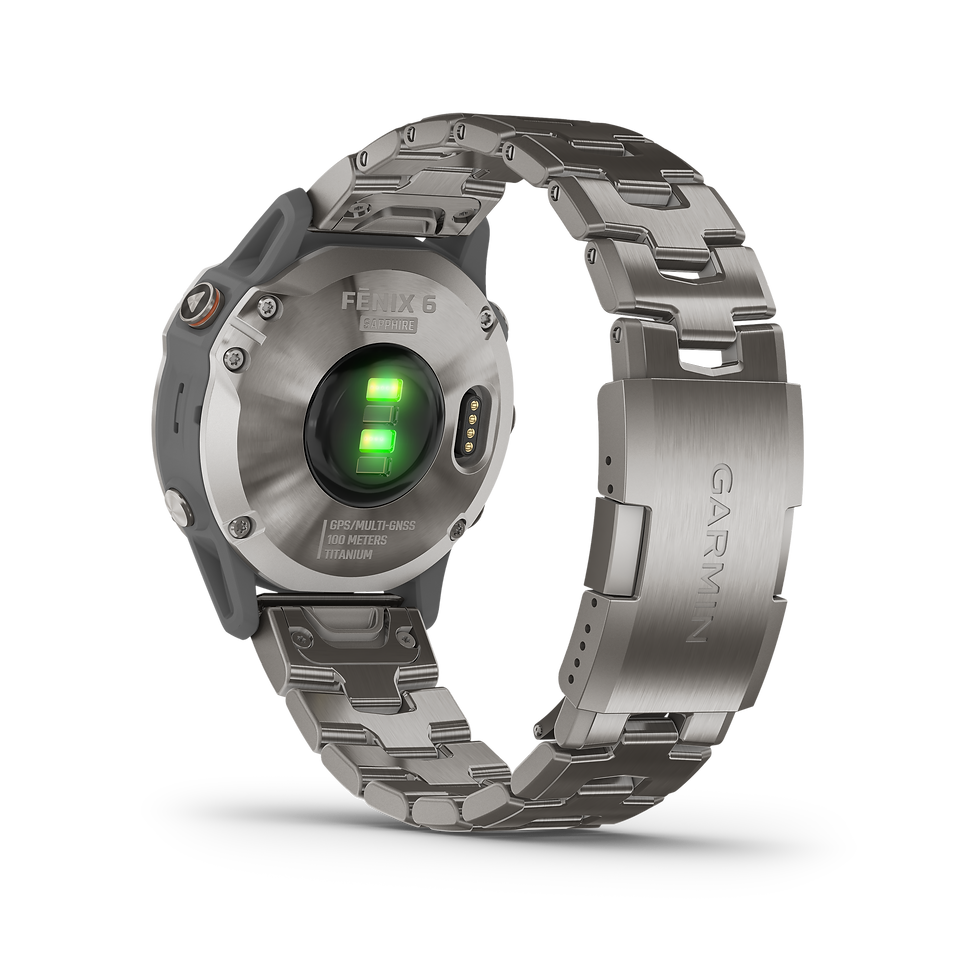 Miniature : fēnix 6 Titane avec bracelet en titane épuré