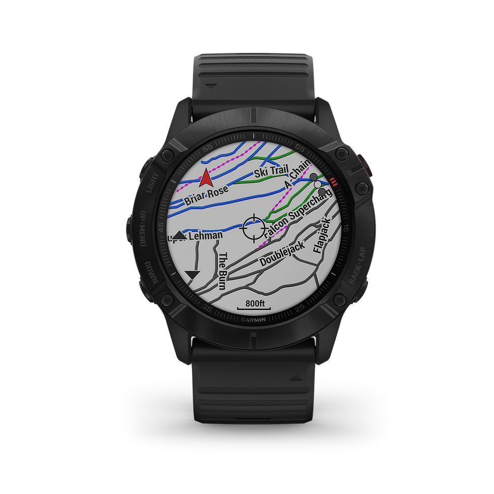 Miniature : fēnix 6X Noire avec bracelet noir