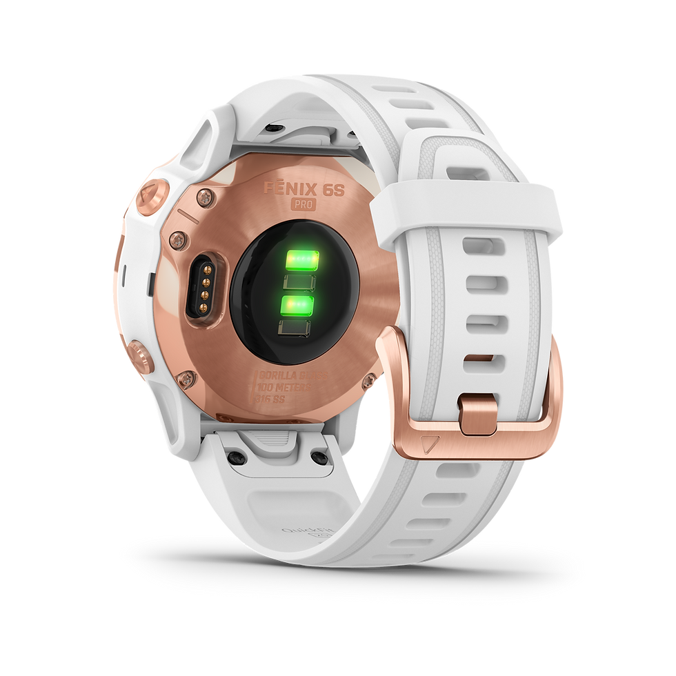 Miniature : fēnix 6S Rose Gold avec bracelet blanc