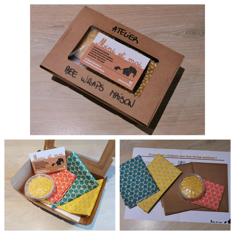 Miniature : box " bee wraps" DIY