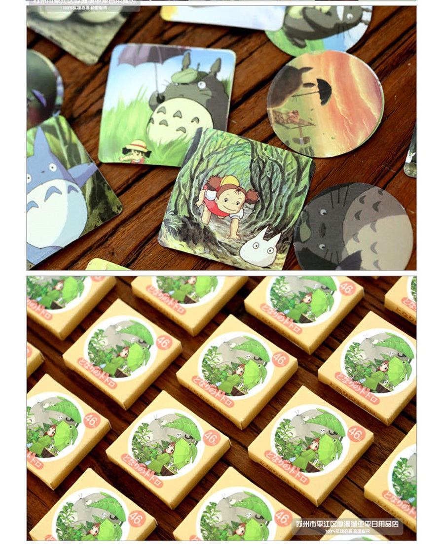 Thumbnail: CAJA STICKERS TOTORO - 45 UNIDADES