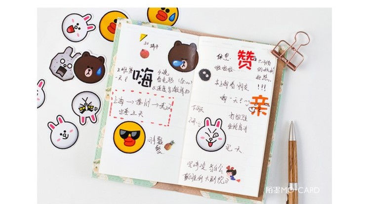 Thumbnail: CAJA STICKERS EMOJI - 45 UNIDADES