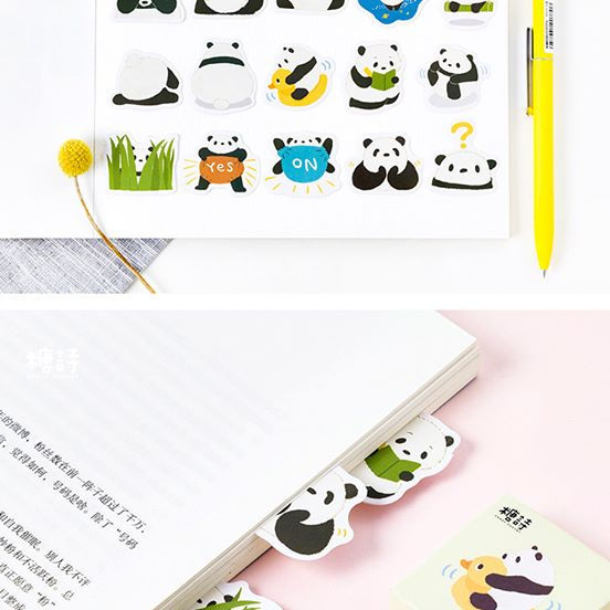 Thumbnail: CAJA STICKER PANDA - 45 UNIDADES