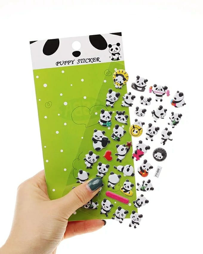 Thumbnail: TIRA STICKER PANDA - RELIEVE