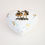 Thumbnail: Heart Shaped Pommander. Ceramic, Made in England. 1960 - 1970s