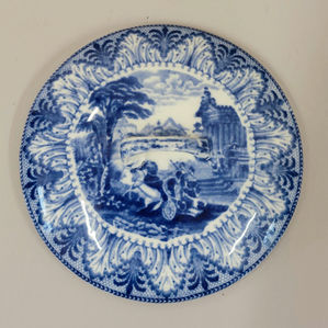 Blue and White