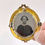 Thumbnail: Victorian Double Sided Portrait Pendant and Brooch. Pinchbeck and Bevelled Glass