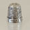 Thumbnail: Silver Miniature Thimble by Henry Griffith and Sons.  Size 9 Vintage Thimble.