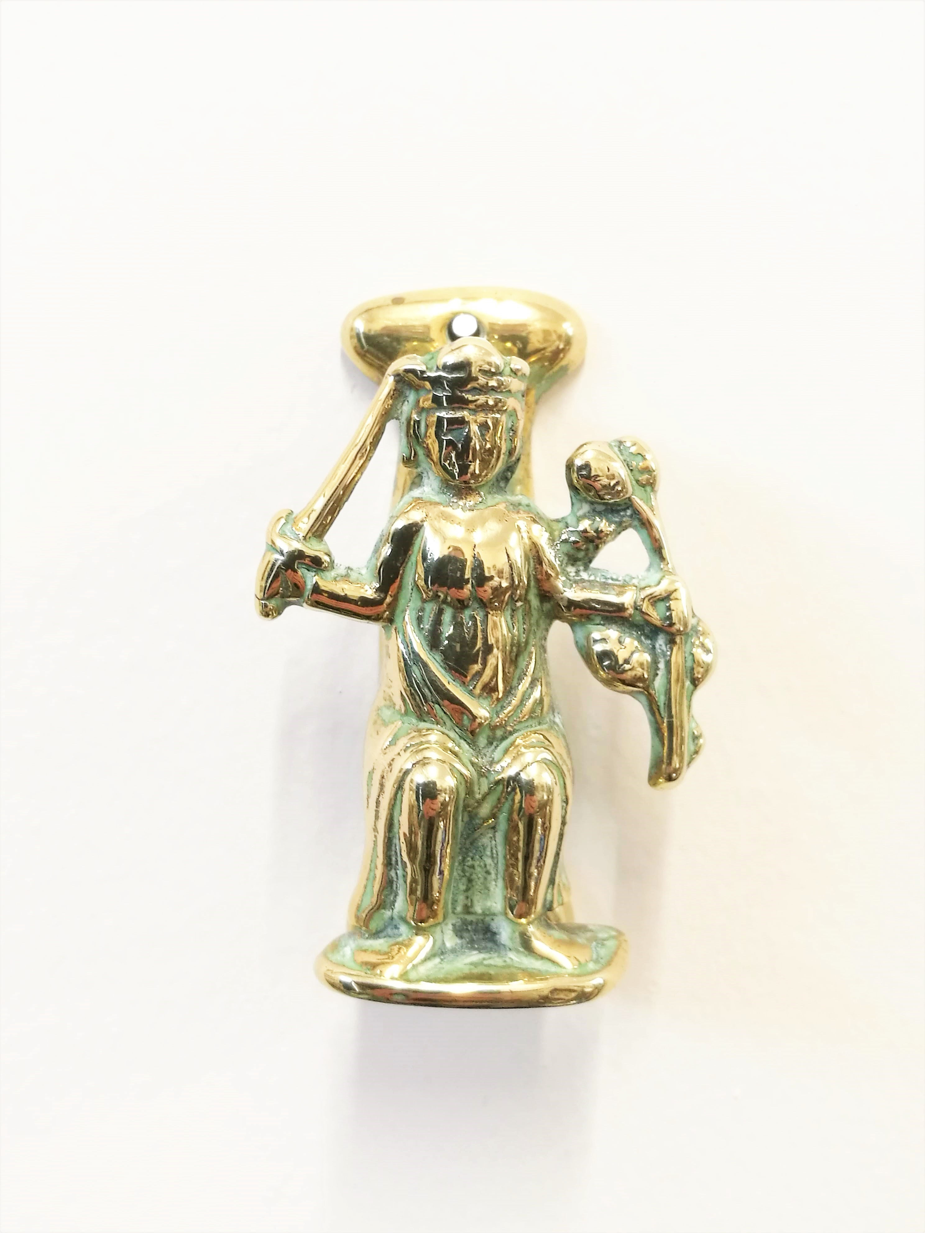 St. Oswald of Oswestry Brass Door Knocker. Oswestry England, Saints.