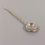 Thumbnail: Silver Salt Spoon George V 1920 Coin with Twisted Stem. Miniature Silver Spoon,
