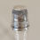 Thumbnail: Silver Vintage Thimble with Rose Flower Design.