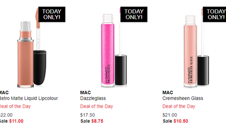 MAC Lipsticks 50% Off