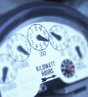 Electric Meter Closeup
